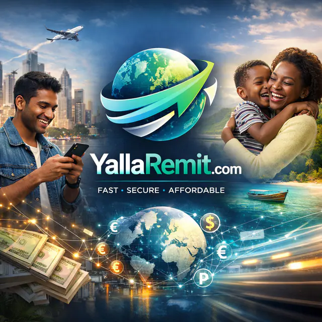 YallaRemit.com — اسم نطاق مميّز للبيع